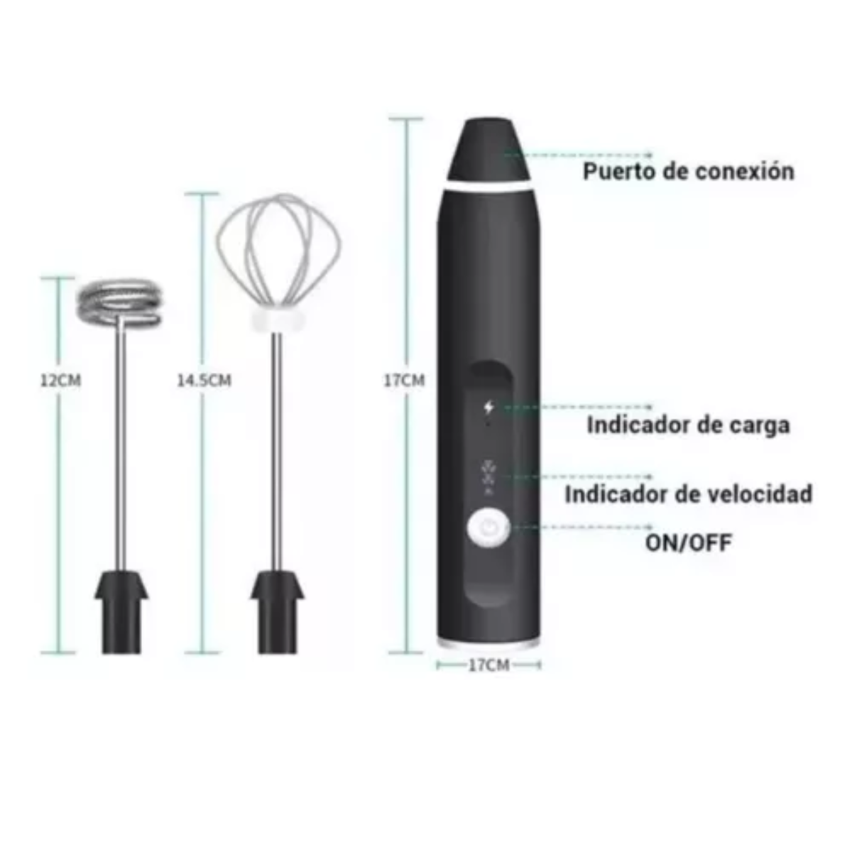 Miniatura 4 de Batidora Meoko Inalámbrico 2 En 1
